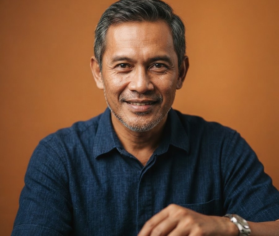 Pria percaya diri